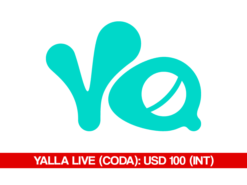 Yalla Live (Coda): USD 100 (INT) - Yalla Live (Coda) Voucher Code