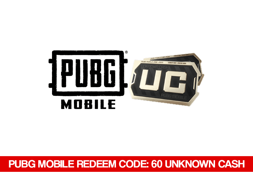PUBG Mobile Redeem Code: 60 Unknown Cash - PUBG Mobile Redeem Code Voucher Code