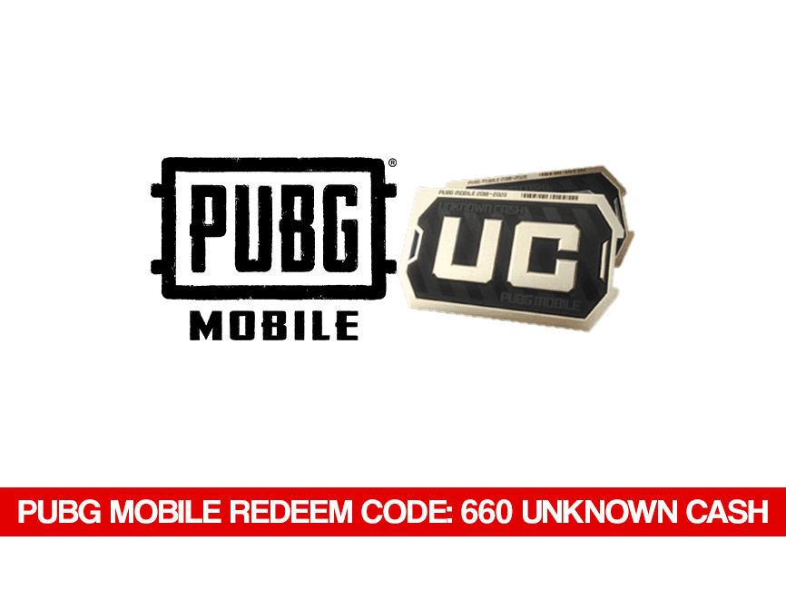 PUBG Mobile Redeem Code: 660 Unknown Cash - PUBG Mobile Redeem Code Voucher Code