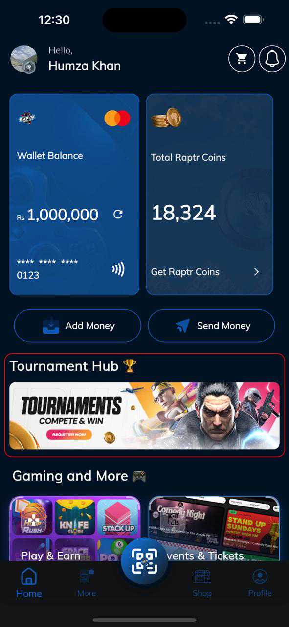 Tournament Lobby